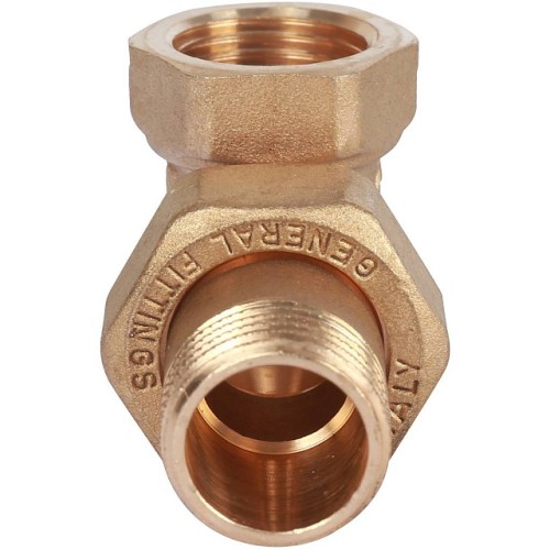 Разъемное угловое соединение STOUT американка ВН 1/2