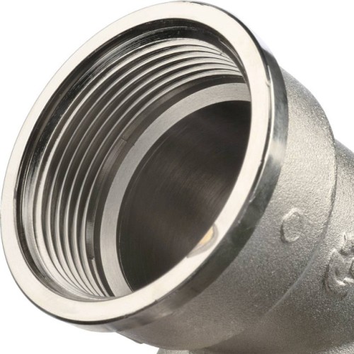 Угольник STOUT с упором НВ никелированный 1 1/2