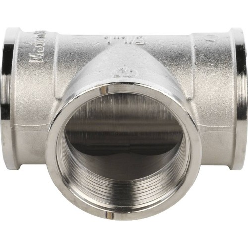 Тройник STOUT ВВ никелированный 1 1/2