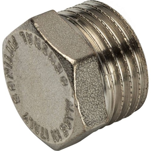 Заглушка STOUT НР никелированная 1/2