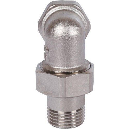 Разъемное угловое соединение STOUT американка ВН 1/2 уплотнение под гайкой o-ring кольцо, никелированное