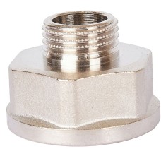 Переходник STOUT под ключ ВН никелированный 1 x1/2