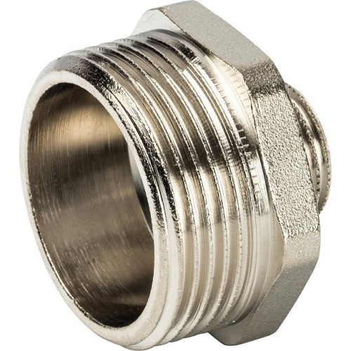 Ниппель НН STOUT переходной никелированный 1 1/4X1/2