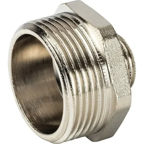 Ниппель НН STOUT переходной никелированный 1 1/4X1/2