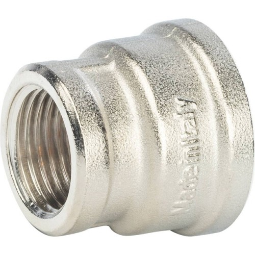 Муфта STOUT ВВ переходная никелированная 3/4X1/2