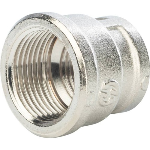 Муфта STOUT ВВ переходная никелированная 3/4X1/2