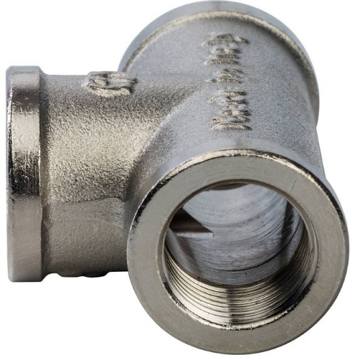 Тройник STOUT ВВ никелированный 3/8