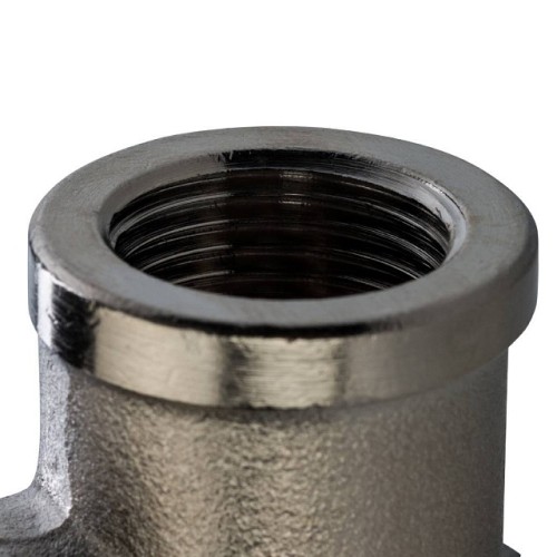 Тройник STOUT ВВ никелированный 3/8