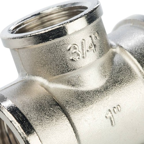 Тройник STOUT ВВ переходной никелированный 1 X3/4X1