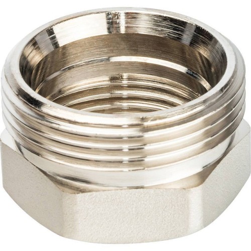 Разъемное соединение STOUT американка ВН никелированное, уплотнение под гайкой 1 o-ring кольцо