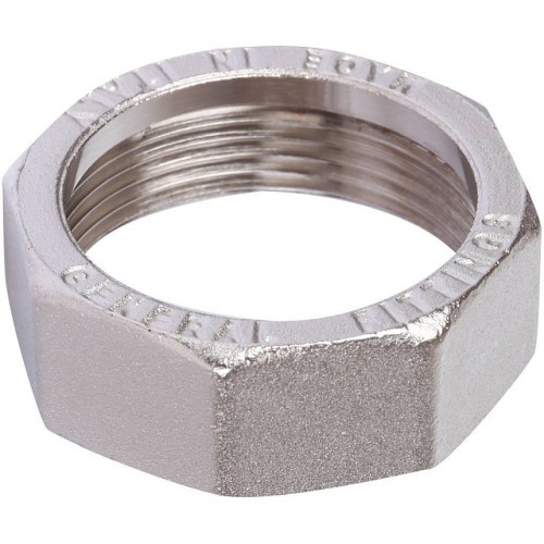 Разъемное соединение STOUT американка ВН 1 1/4 никелированное, уплотнение под гайкой по плоскости