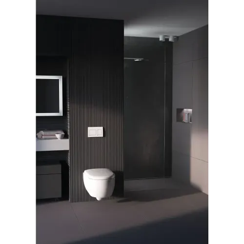 Панель смыва Geberit Alpha 35 пластиковая цвет белый Панель смыва Geberit Alpha 35 пластиковая цвет белый