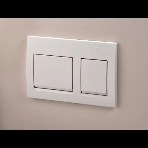 Панель смыва Geberit Alpha 35 пластиковая цвет белый