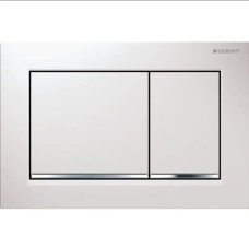 Кнопка смыва Geberit Omega 30 115.080.KJ.1 белая/хром