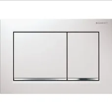 Кнопка смыва Geberit Omega 30 115.080.KJ.1 белая/хром