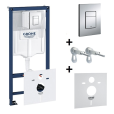 Инсталляция для унитаза GROHE Rapid SL 38775001, 4 в 1 с кнопкой смыв