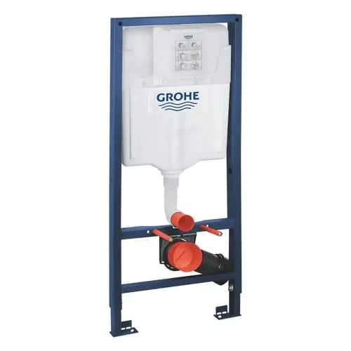 Инсталляции для унитаза Grohe Rapid SL 66167SH3 с овальной белой кнопкой