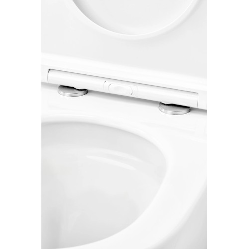 Комплект TECEspring R для установки подвесного унитаза 530x360 мм с панелью смыва TECEspring V хром глянцевый контур клавиш хром матовый K401201WCR