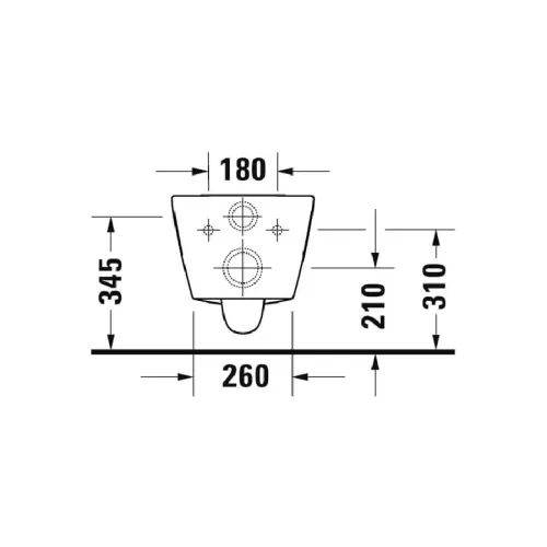 Комплект TECEbase 2.0 с панелью смыва ТЕСЕnow и унитазом Duravit D-Neo Черная матовая K440407.WCD