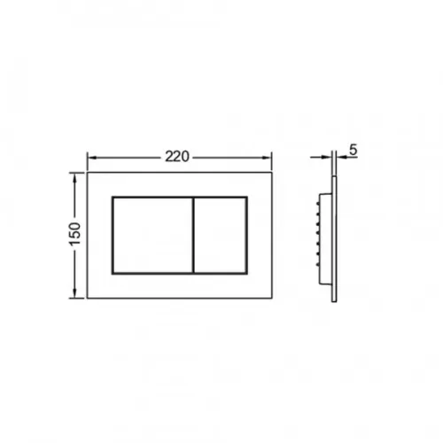 Комплект TECEbase 2.0 с панелью смыва ТЕСЕnow и унитазом Duravit D-Neo Черная матовая K440407.WCD