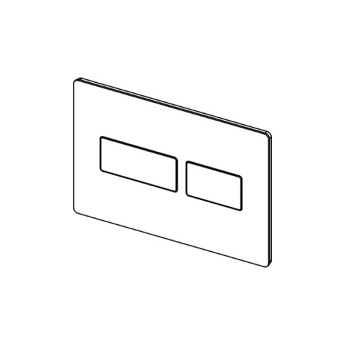 TECE TECEsolid Стальная панель смыва для унитаза с текстурированной поверхностью для системы двойного смыва бронза с текстурой ромбы 9240435