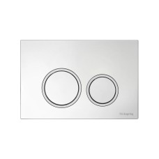 TECE TECEspring R Панель смыва с круглыми кнопками хром глянцевый контур клавиш хром матовый 9940101