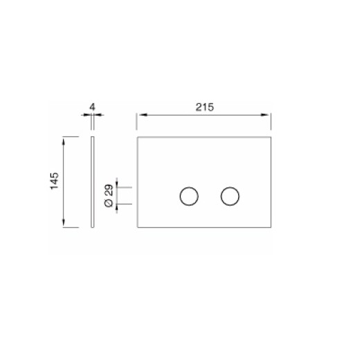 CEA design CEA design Панель смыва для унитаза нержавеющая сталь сатин PLA13S