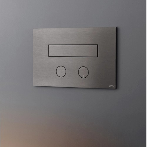 CEA design CEA design HYDROPLATE Панель смыва с гидроёршиком для очистки унитаза нержавеющая сталь сатин PLA14S