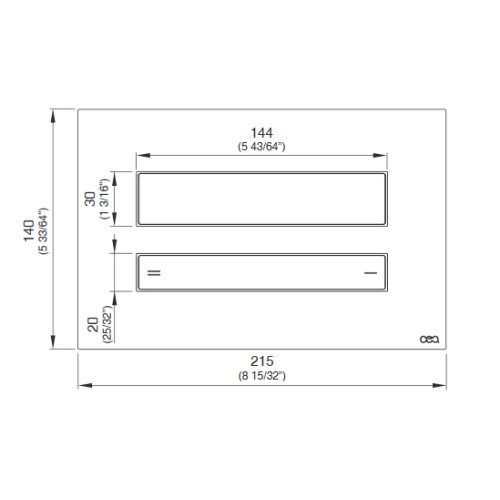CEA design CEA design HYDROPLATE Панель смыва с гидроёршиком для очистки унитаза черный бриллиант сатин PLA20KDS