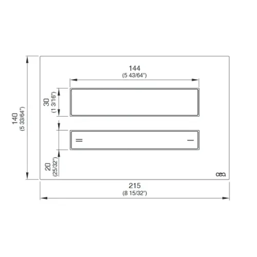 CEA design CEA design HYDROPLATE Панель смыва с гидроёршиком для очистки унитаза черный бриллиант сатин PLA20KDS