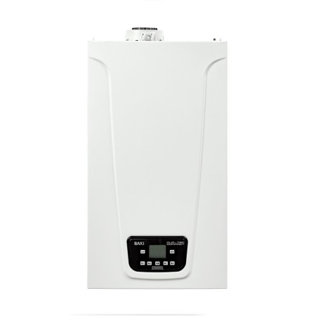 Котел газовый BAXI DUO-TEC COMPACT 24 GA конденсационный, настенный, 2 контурный, закрытая камера сгорания, A7722038