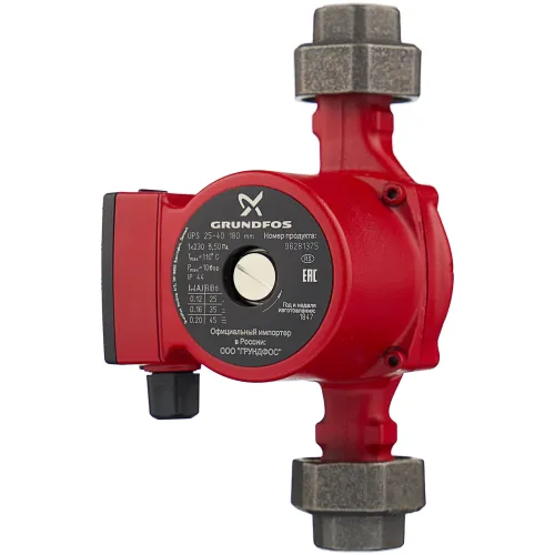 Циркуляционный насос UPS 25-40 Grundfos 96281375 Циркуляционный насос UPS 25-40 Grundfos 96281375