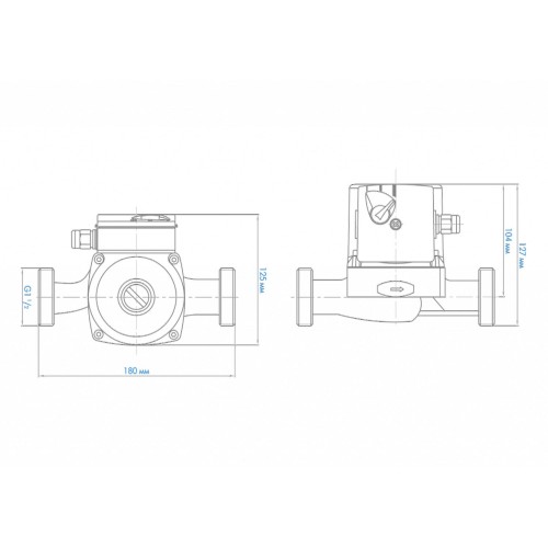 Циркуляционный насос Джилекс ЦИРКУЛЬ 25/40 PREMIUM, 2541