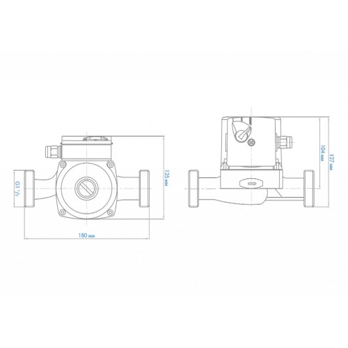 Циркуляционный насос Джилекс ЦИРКУЛЬ 25/60 PREMIUM, 2561