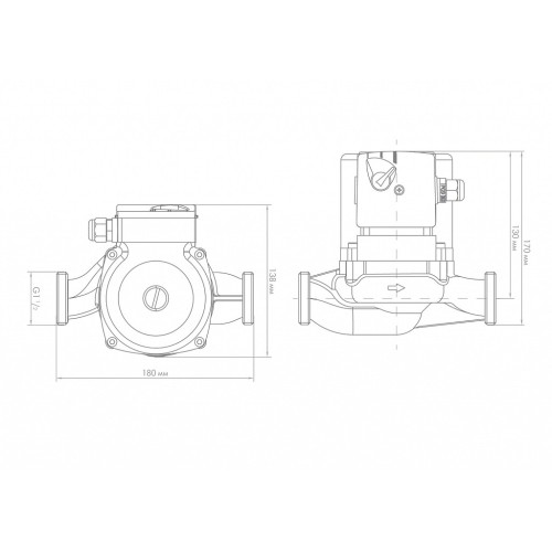 Циркуляционный насос Джилекс ЦИРКУЛЬ 25/80, 2580