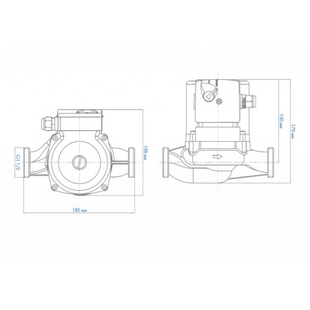 Циркуляционный насос Джилекс ЦИРКУЛЬ 25/80 PREMIUM, 2581