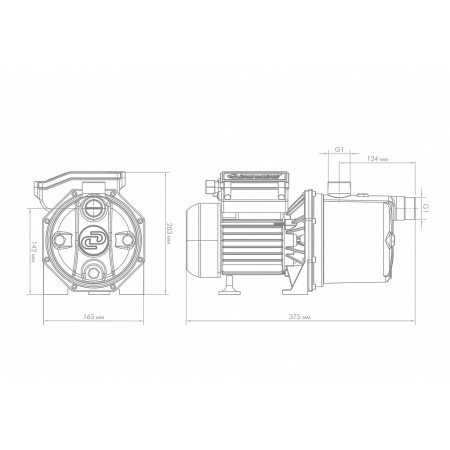 Поверхностный насос Джилекс ДЖАМБО 60/35 Н, 3002