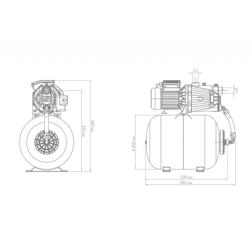 Поверхностный насос-автомат Джилекс ДЖАМБО 70/50 П-50 (2.0), 3026