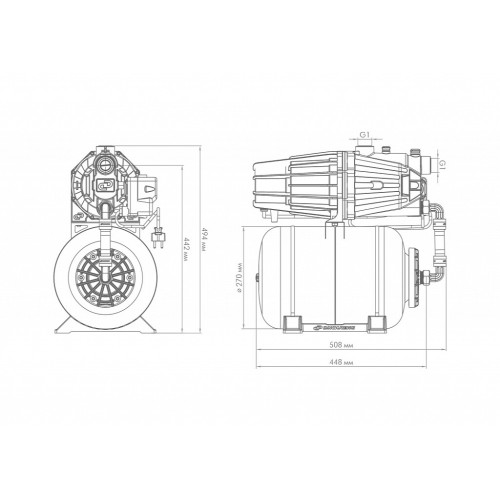 Насос-автомат Джилекс ДЖАМБО ПРО 70/50 П-24, 3112