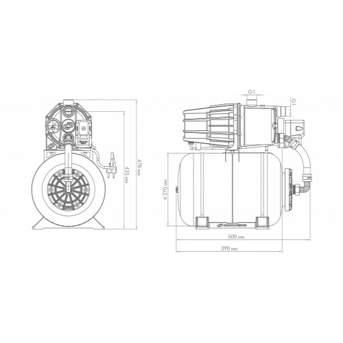 Насос-автомат Джилекс ДЖАМБО ПРО 60/35 Н-24, 3113