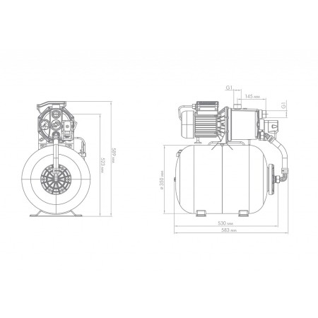 Поверхностный насос-автомат Джилекс ДЖАМБО 70/50 Н-50 (2.0), 3722