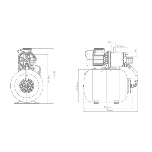 Поверхностный насос-автомат Джилекс ДЖАМБО 70/50 Н-50 (2.0), 3722