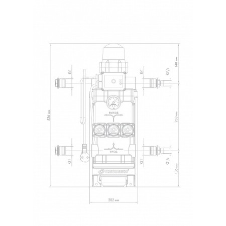 Поверхностный насос-автомат Джилекс КОМФОРТ ПРО 80/40, 4004
