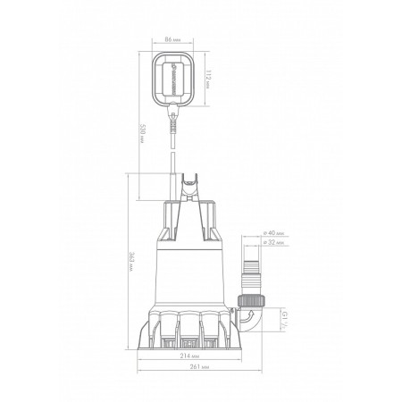 Погружной насос Джилекс ДРЕНАЖНИК 350/17, 5150