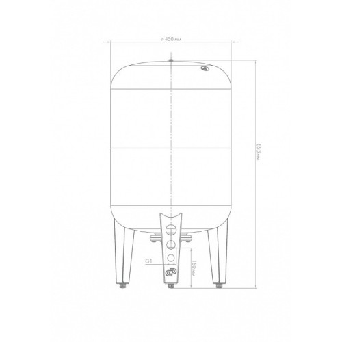 Гидроаккумулятор Джилекс ВПк 100, 7106