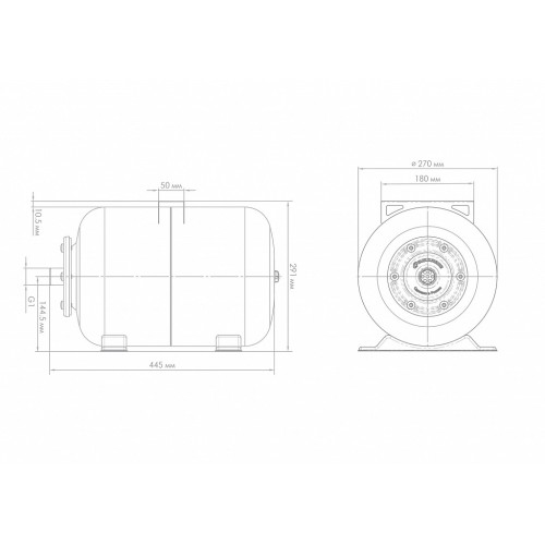 Гидроаккумулятор Джилекс Г 24, 7107
