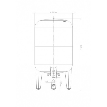 Гидроаккумулятор Джилекс В 100, 7110
