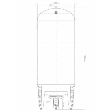 Гидроаккумулятор Джилекс В 500 ОС, 7157