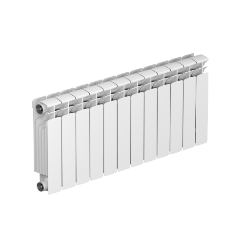 Радиатор биметаллический RIFAR BASE 350 х 12 секций боковое подключение, R-BA-350-12