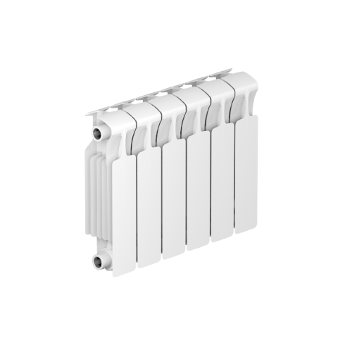Радиатор биметаллический RIFAR MONOLIT 300 х 6 секций боковое подключение, R-MN-300-06